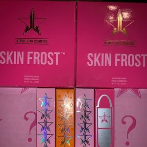 Jeffree Star lipsticks and highlighters